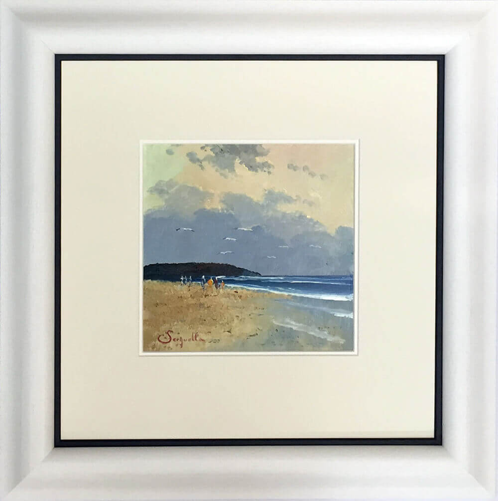 Beach Walk Framed