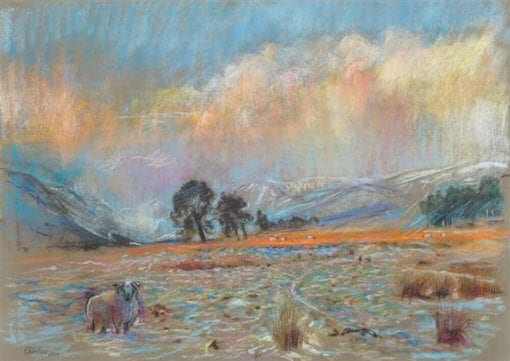 Evening Storm Glen Clova_Mounted