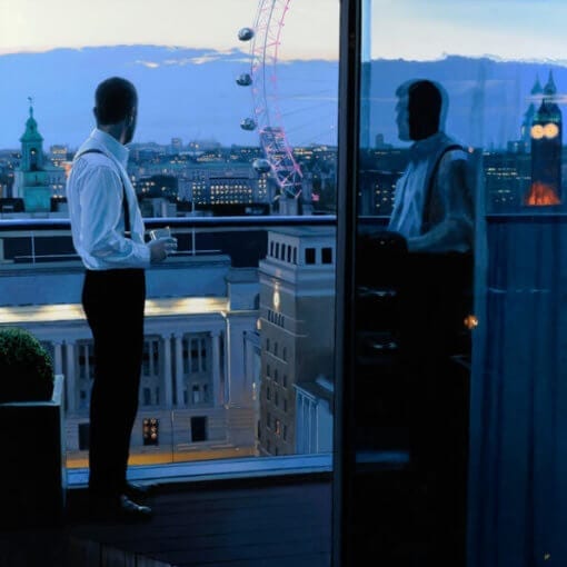 London Evening by Iain Faulkner_Detail