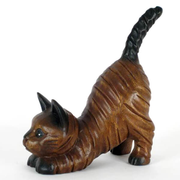 Кошка Из Дерева Фото