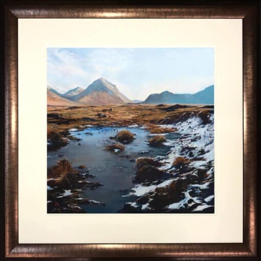 Winter Marsco Skye By Fiona Haldane Framed