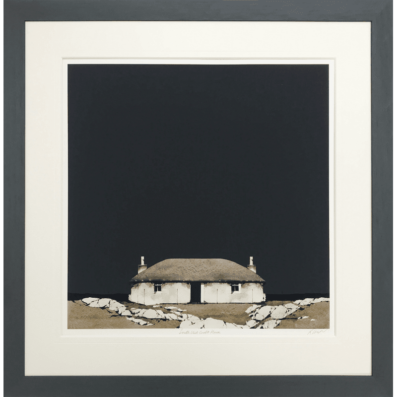 South Uist Croft House By Ron Lawson Canvas Art Gallery