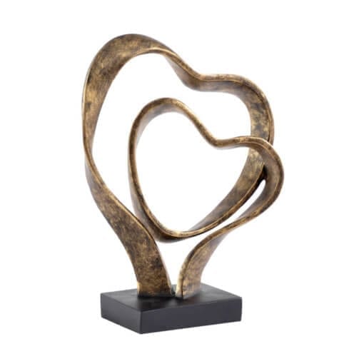 Double Heart Sculpture