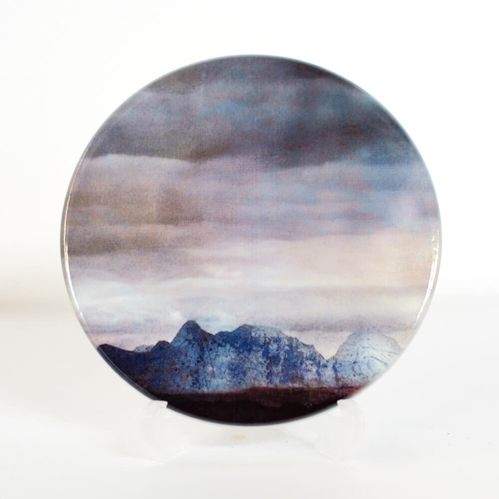 The Cuillins Skye v.2 coaster by Cath Waters
