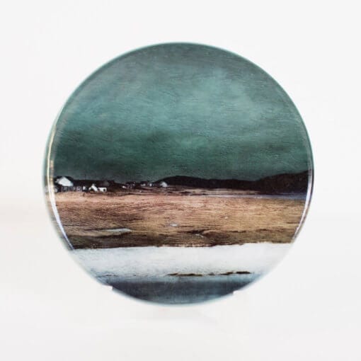 Salt Marshes Isle of Harris Ceramic Coaster