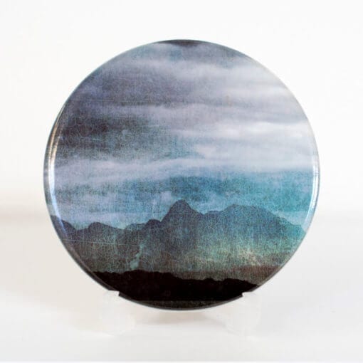 The Cuillins Skye v.1 coaster Cath Waters