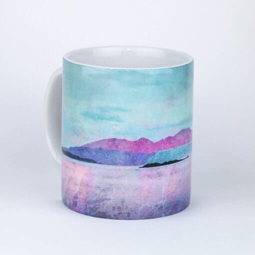 Arran over Sound of Bute Gift Boxed Mug