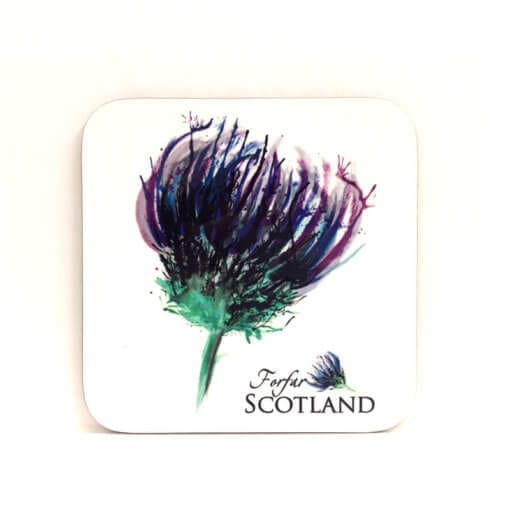 Forfar Thistle Coaster l The Canvas Art Gallery