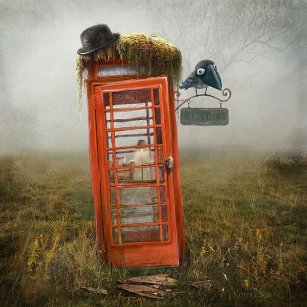 Phonebox Cottage by Matylda Konecka