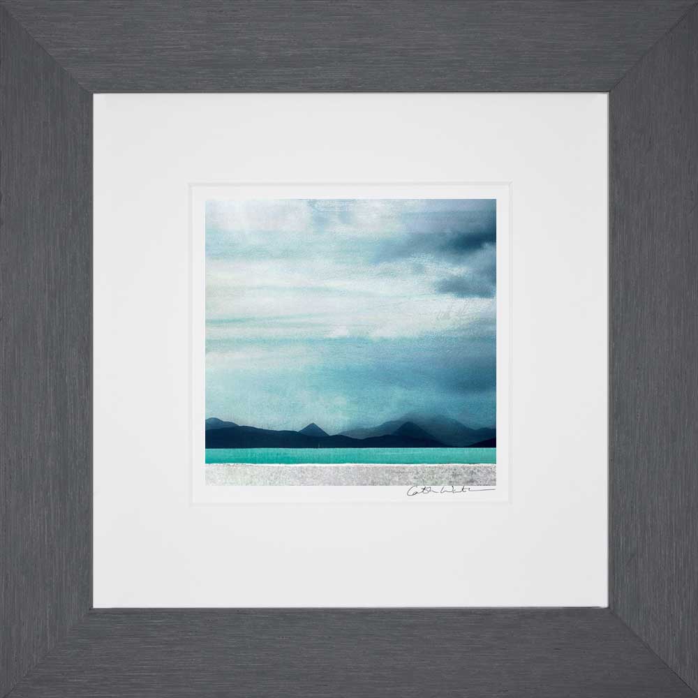 Red & Black Cullin Iale of Skye_Small print framed