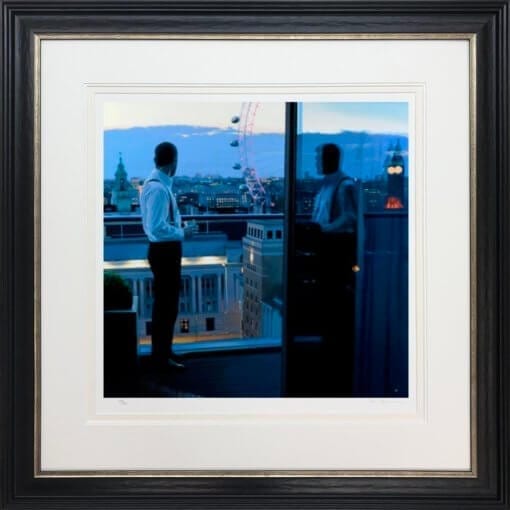 London Evening Framed