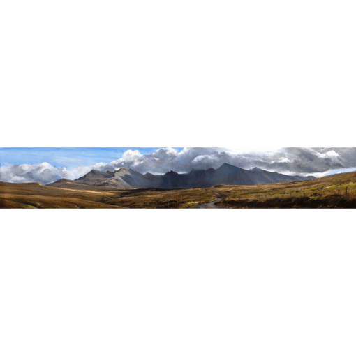 Fiona Haldane Distant Cuillins Skye