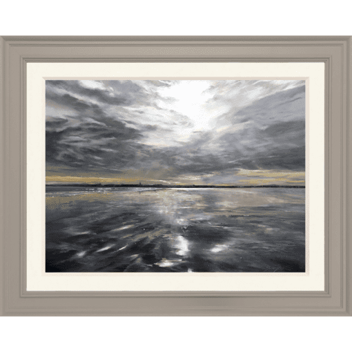 Fiona Haldane_Clouds in the Sand, St Andrews_Pastel_