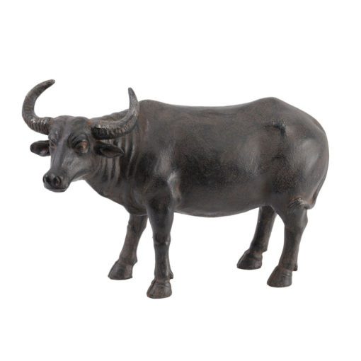 Antique Brown Ox Resin Sculpture