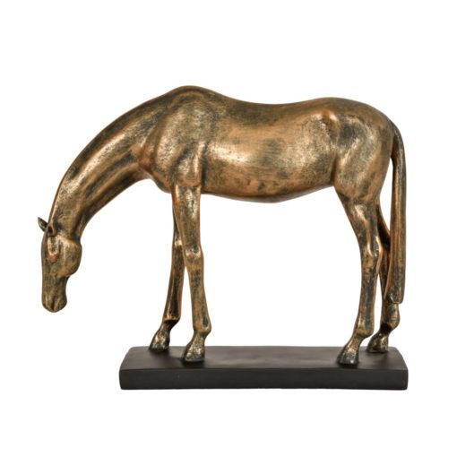 Drambuie Bronze Horse Sculpture Head Down 703274