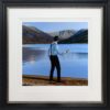 Iain Faulkner_THROWING STONES, LOCH CALLATER Framed