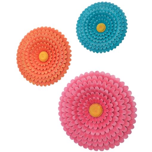 Wall Plate Orange flower