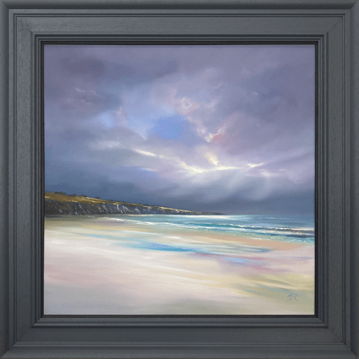 Douglas Roulston _ Grey Skies over Lunan Bay