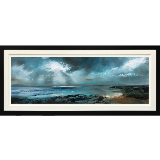 Storm Aproaching I Framed Black
