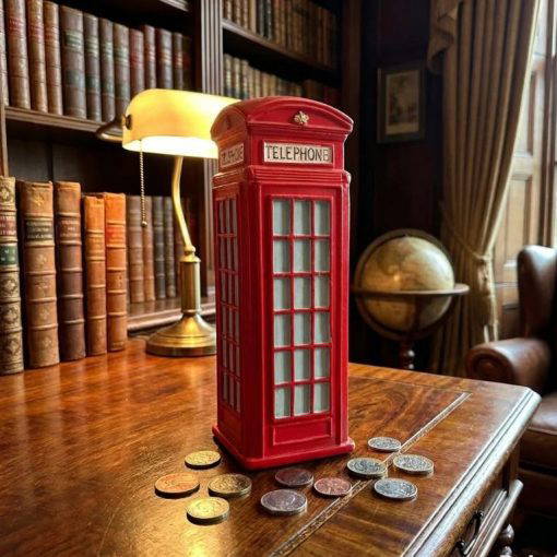 Vintage Phone Box Money Box